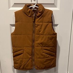 Kids Brown Puffer Vest